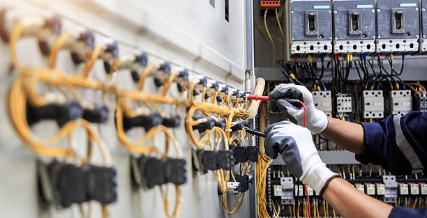 Professional Electrician technician working in Millville, UT